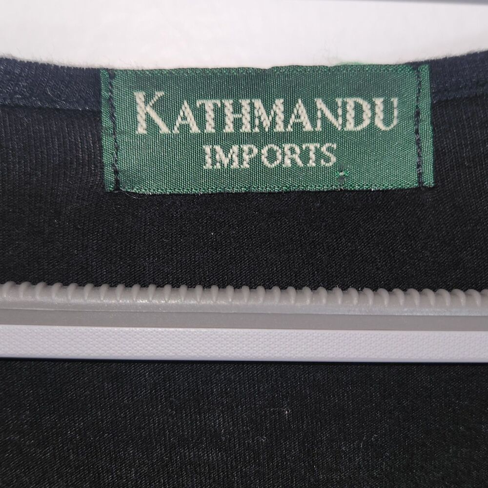 Kathmandu Imports Colorful Tie-Dye Bottom Jersey Knit Top Size M/L - Picture 2 of 8